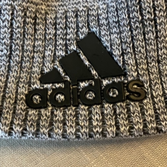Adidas Heather Gray Knit Cap - Picture 4 of 4